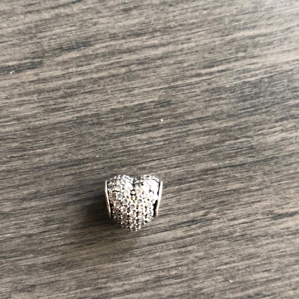 Pandora Pave Heart Charm